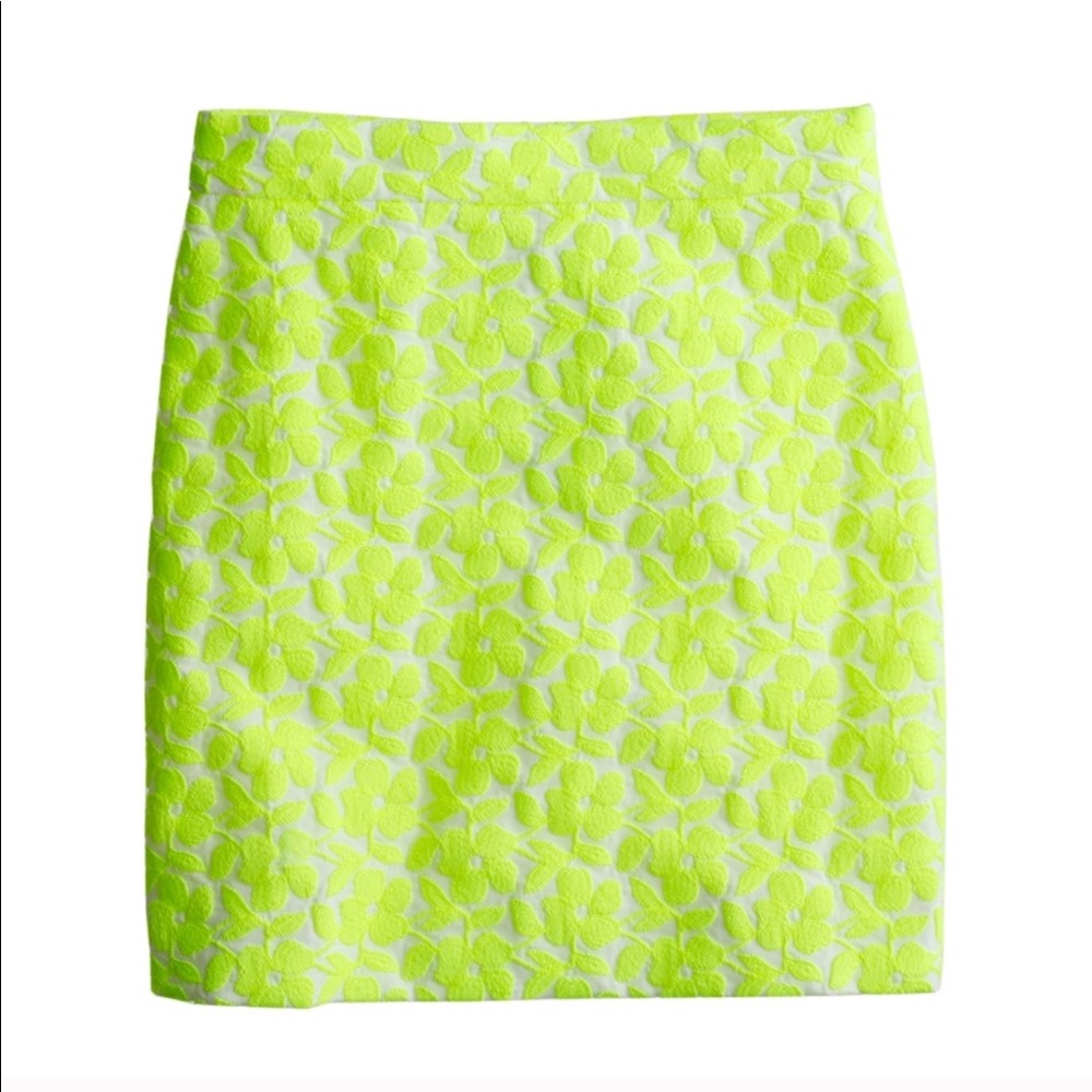 NWOT bright jcrew skirt size 10